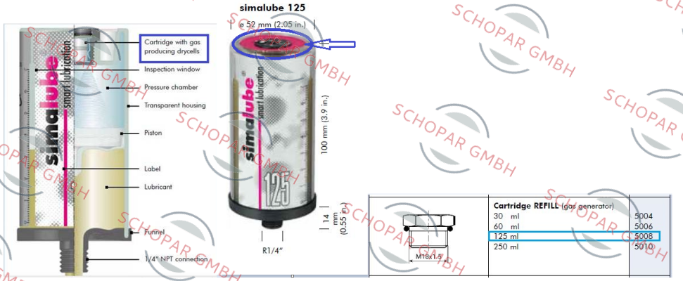 Simalube-AK00-125 price