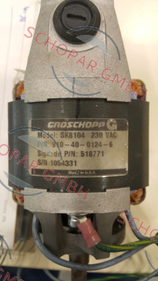 Groschopp-Model: SK8104 230VAC P/N: 910-40-0124-6 (OEM FOR Signode)  price