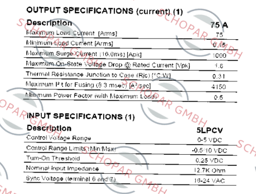 Crydom-5LPCV2475 5 VDC  price