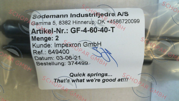 Sodemann-GF-4-60-40-T price