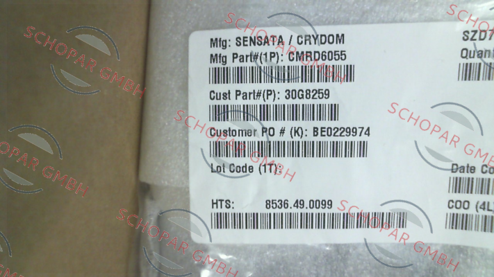 Crydom-P/N: CMRD6055 price