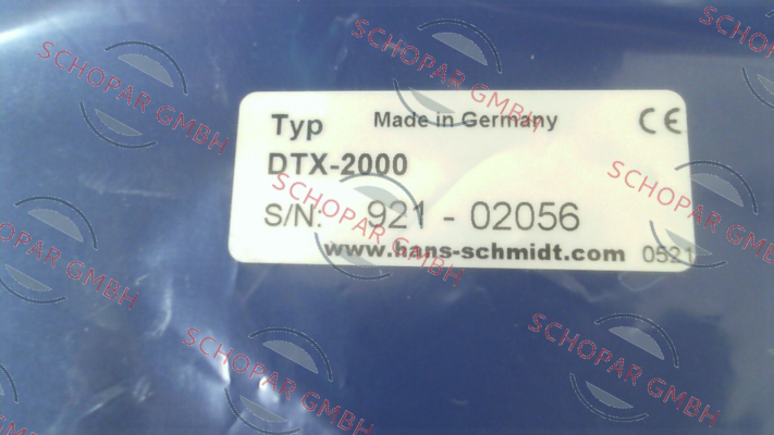 Hans Schmidt-DTX-2000 price