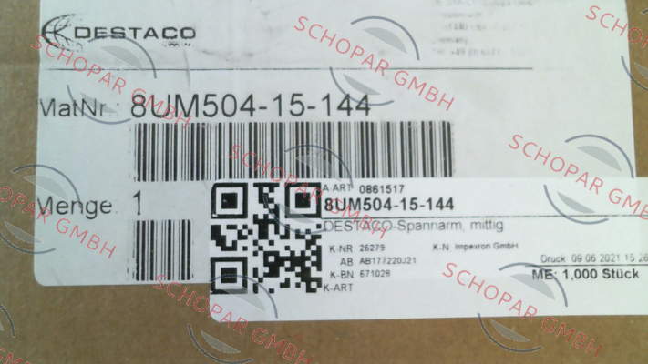 Destaco-8UM504-15-144 price