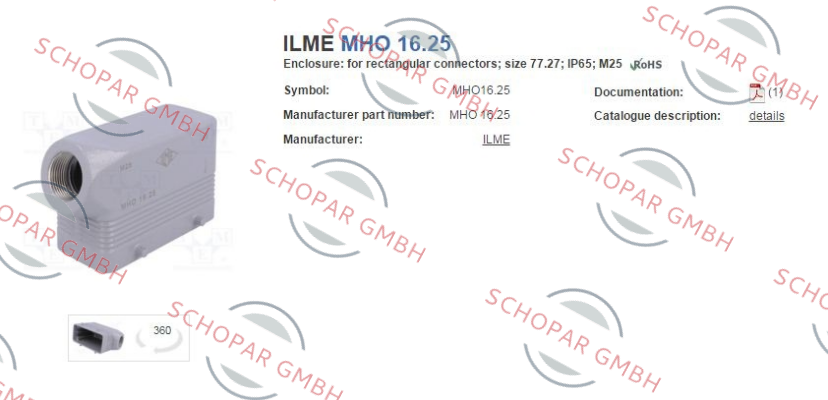 Ilme-MHO 16.25  price