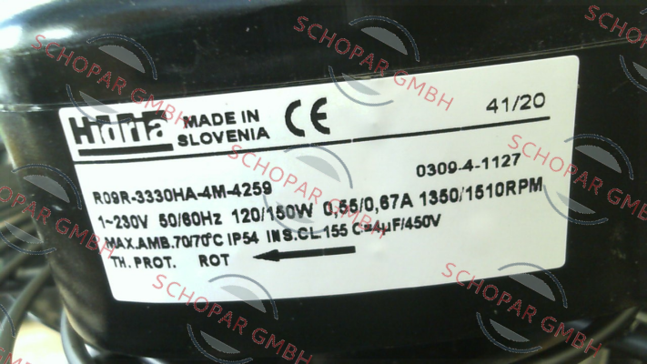 Hidria-R09R-3330HA-4M-4259 (0309-4-1127) price