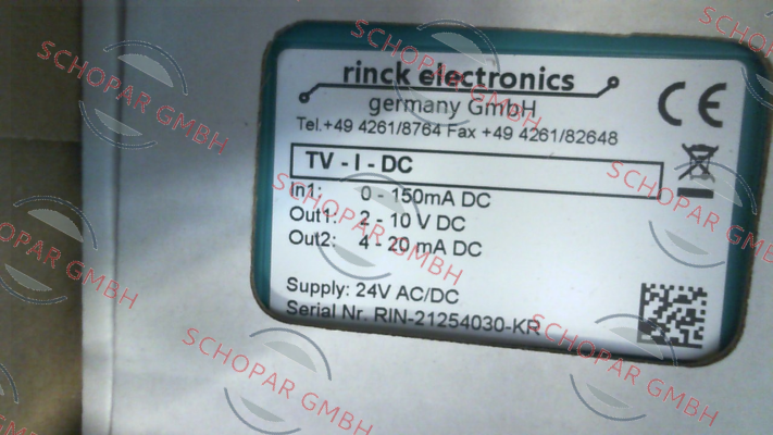 Rinck Electronic-TV-I-DC 150Ma price