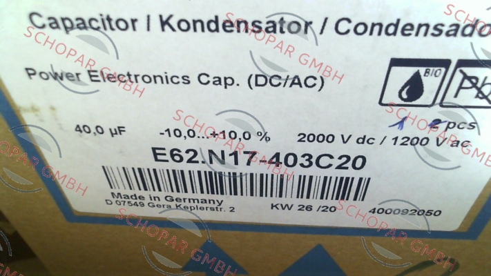 Electronicon-E62.N17-403C20 40μF price