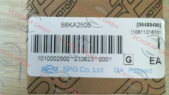 Spg Motor-S6KA250B price