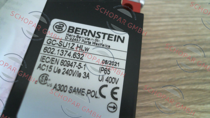 Bernstein-P/N: 6021374632, Type: GC-SU1Z HLW price