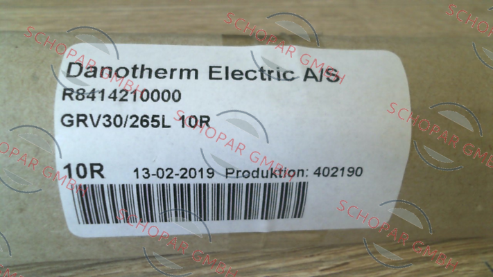 Danotherm-Typ GRV 30/265 L 10R price