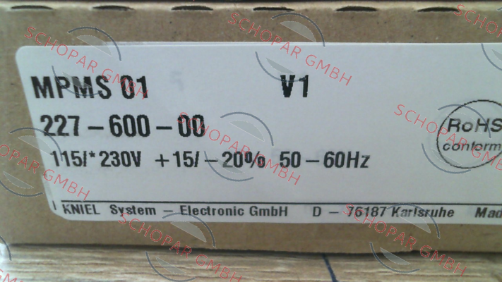 Kniel-MPMS 01 price