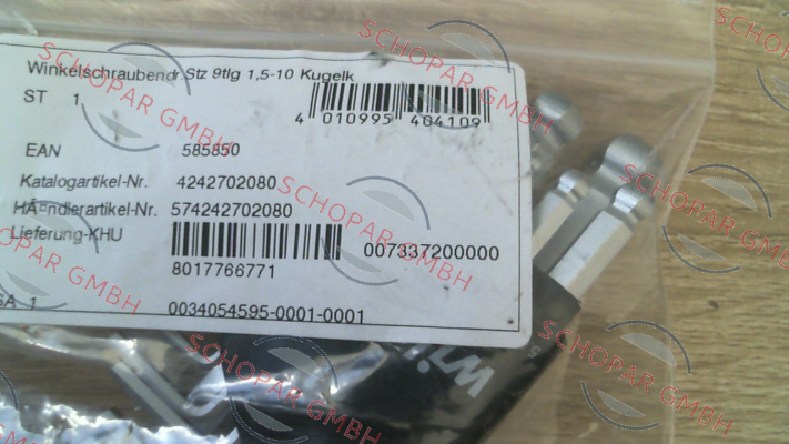 Wiha-40410 (package of 9 pcs) price