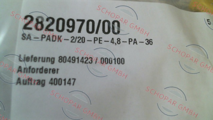 Faba-2820970/00 (241035166) price