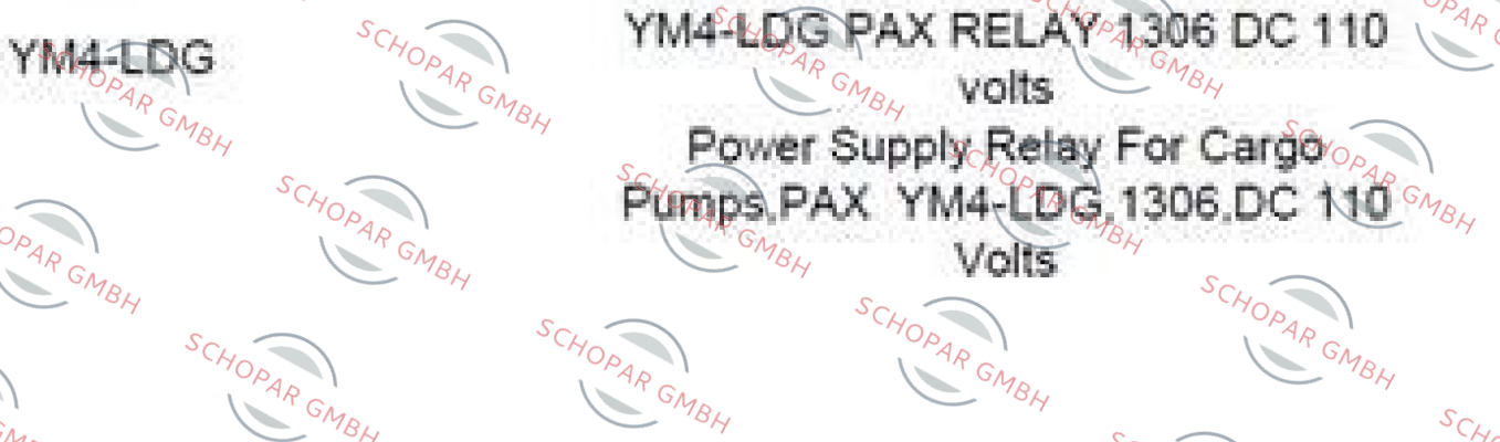 Luxco (formerly Westronics)-YM4-LDG PAX RELAY 1306 DC 110  price