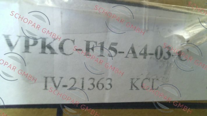 KCL HYDRAULIC PUMPS-VPKC-F15-A4-03-C price