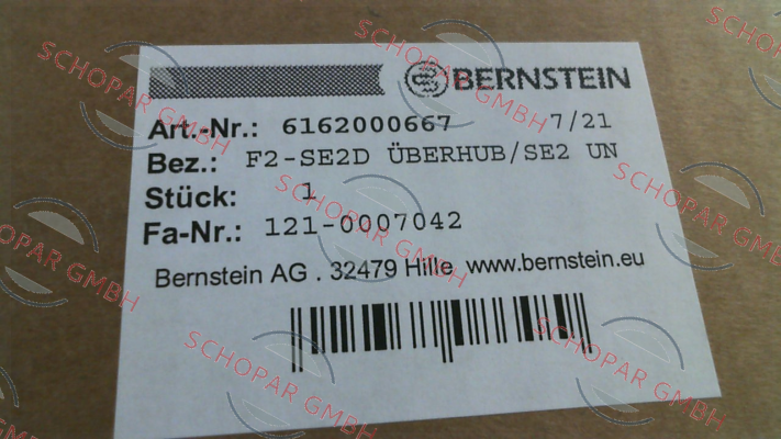 Bernstein-P/N: 6162000667, Type:  F2-SE2D price