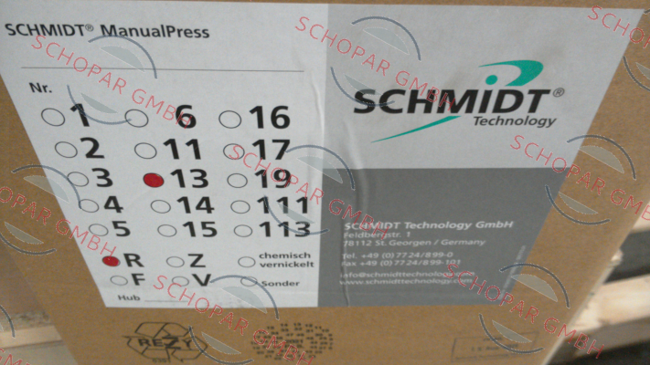 Schmidt-S22-HKP13R price