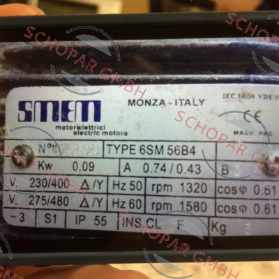 Smem-6SM56B 4POLE B5 price