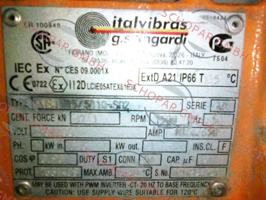 Italvibras-MVSI 15/5010-S02 price