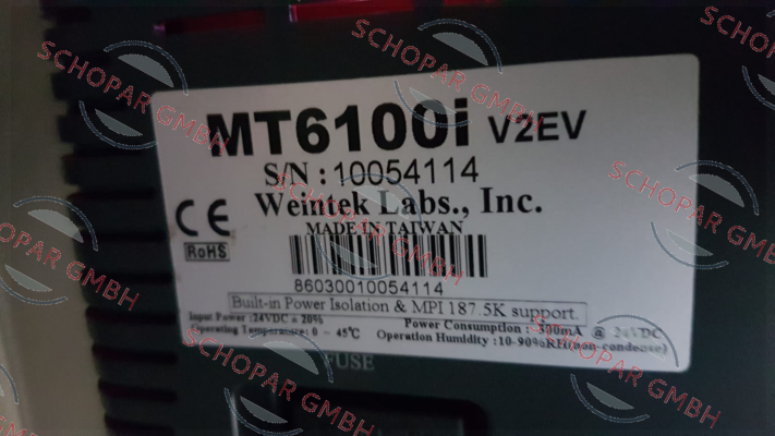 Weintek-MT6100I V2EV -obsolete, alternative - MT8102iE  price