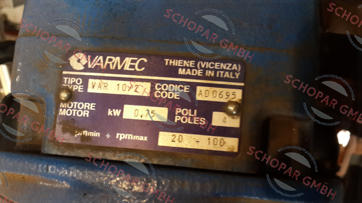 Varmec-TYPE 10/2 oem for F.M.B. Fabbrica Macchine Bergamo (S.R.L.)  price