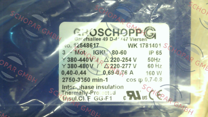 Groschopp-IGKU 80-60 price