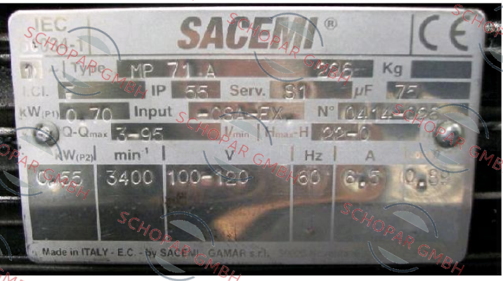 Sacemi-MP 71A  price