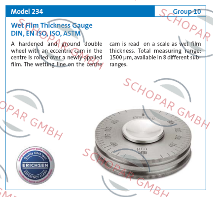 Erichsen-Model 234 R/I price