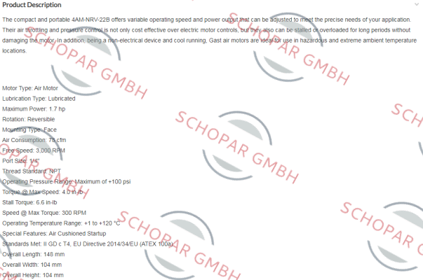 Gast-4AM-NRV-22B price