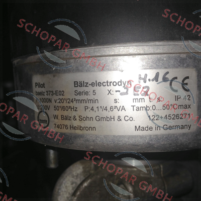 Baelz-373-E02-10-18-220-50-2EZ price