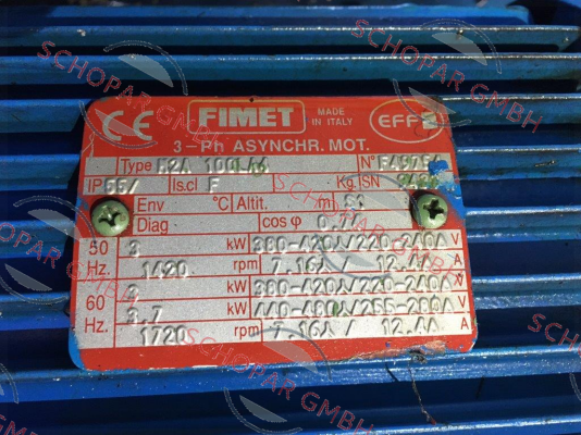 Fimet-M2A100LA4 price