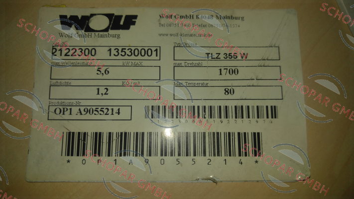 Comefri-TLZ 355 A / 13501000 price