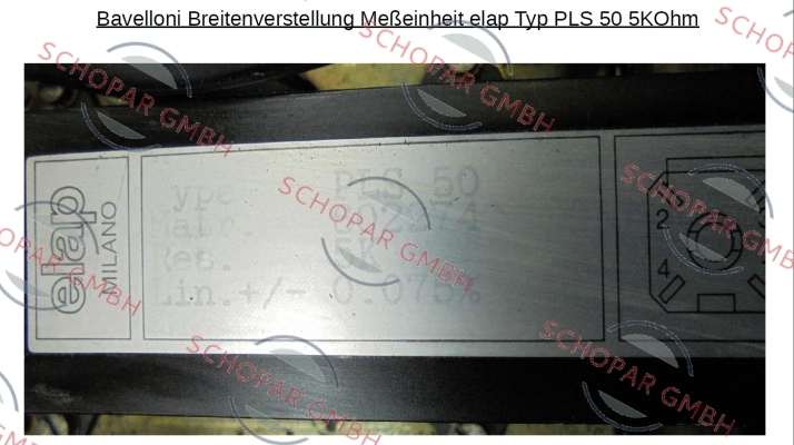 ELAP-PLS-050-05K price