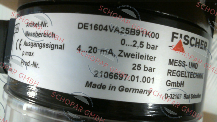 Fischer-DE1604VA25B91K00 price