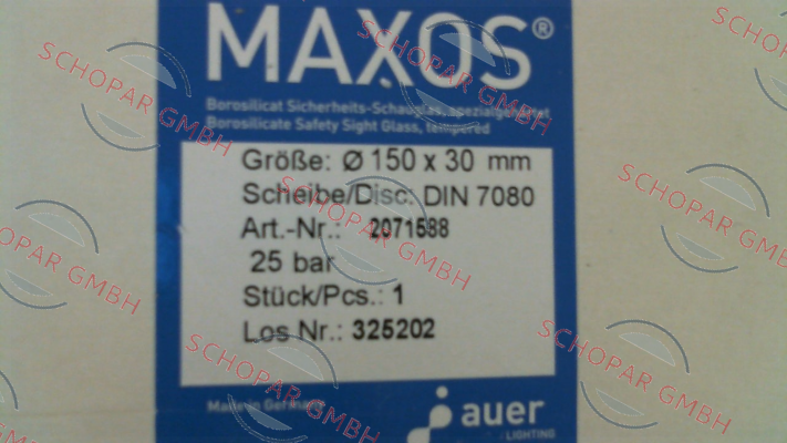 Maxos-Type: DIN 7080 150x30mm price