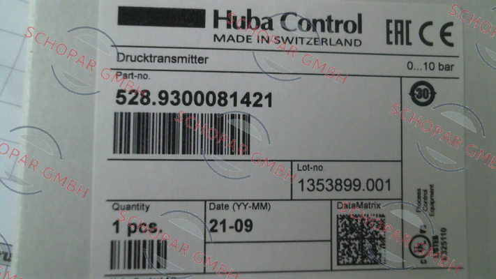 Huba Control-528.9300081421 price