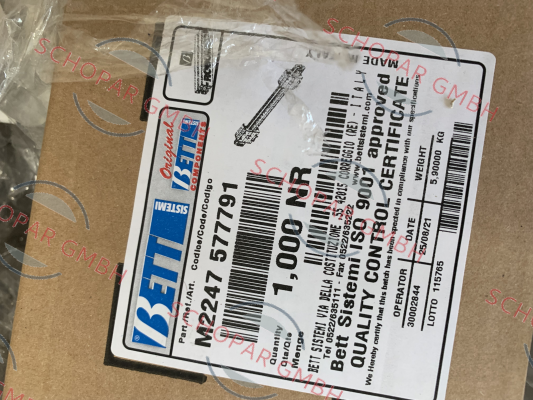 BETT SISTEMI-M2247577791 price