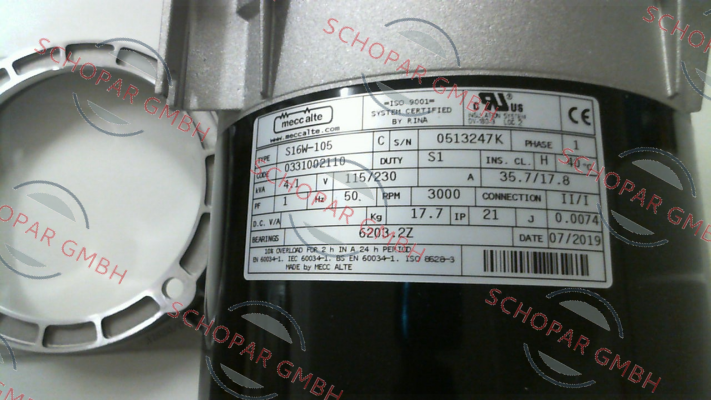 Mecc Alte-PW2SA5GVZ2V012 / S16W105 price