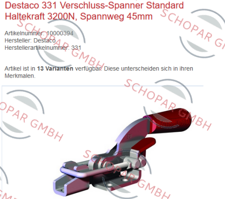 Destaco-331 price