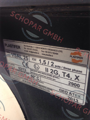 Plastifer-VSAL25 price