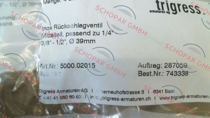 Trigress-5000.02 015 price