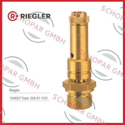 Riegler-104023 Type: 226.01-10,0 price