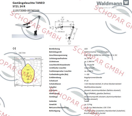 Waldmann-113572000-00740166 price