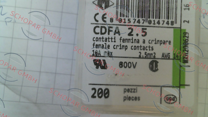 Ilme-CDFA 2.5 (pack x200) price