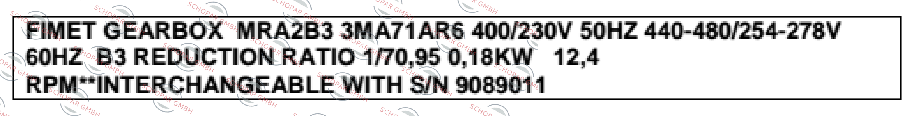 Fimet-MRA2B3  price