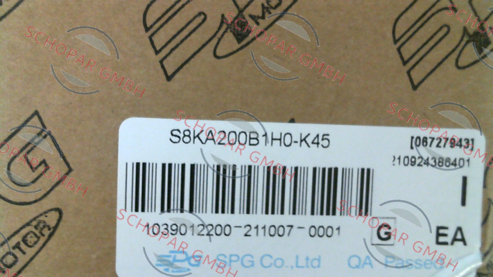 Spg Motor-S8KA200B1H0-K45 price