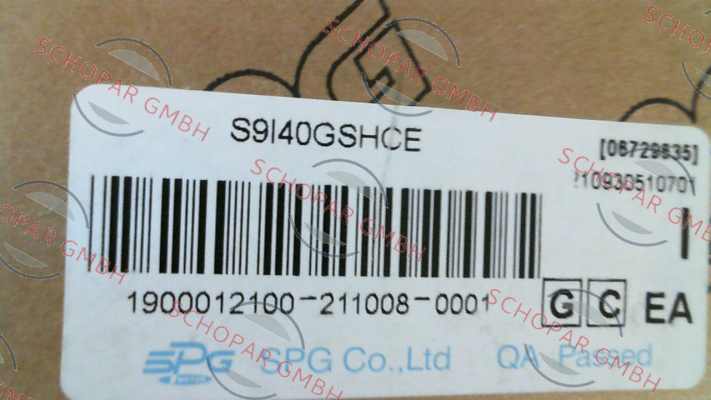 Spg Motor-S9I40GSHCE price
