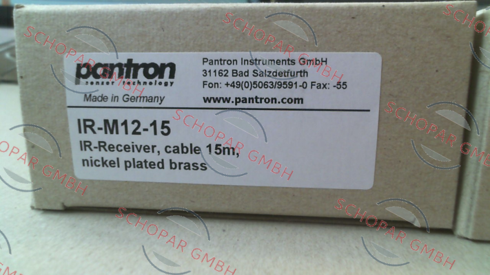 Pantron-p/n: 9SIR024, Type: IR-M12-15 price