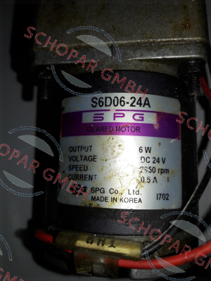 Spg Motor-S6D06-24A price