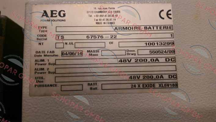 AEG-BPF004030000 price